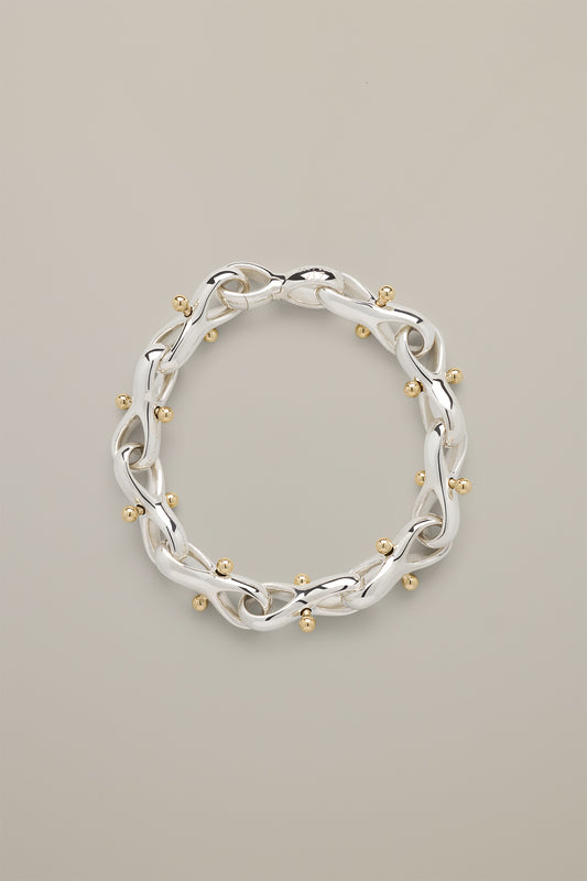 Sphere Bracelet Silver/Gold