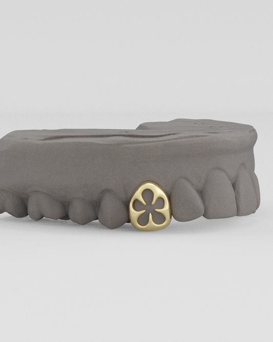 Solid Gold Flower Cap