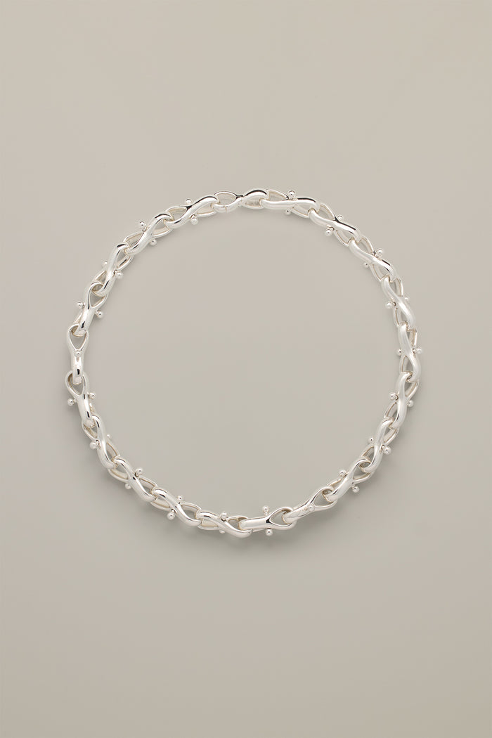 INFINITY NECKLACE SILVER