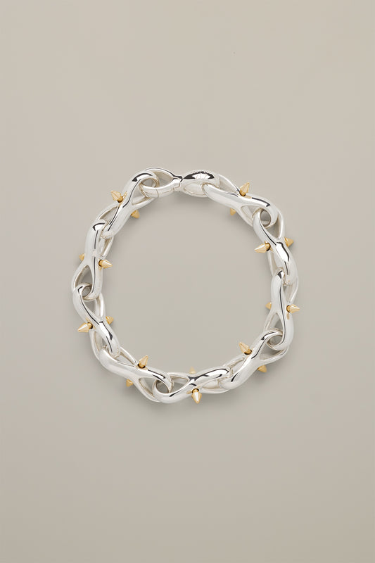 Spike Bracelet Silver/Gold