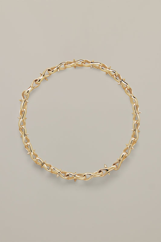 Spike Necklace Gold